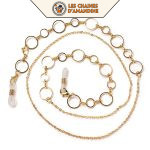 chaines lunettes or cercle