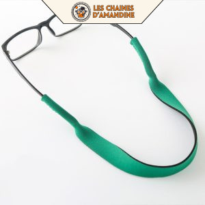 cordon lunette voile vert
