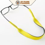 cordon lunette voile jaune