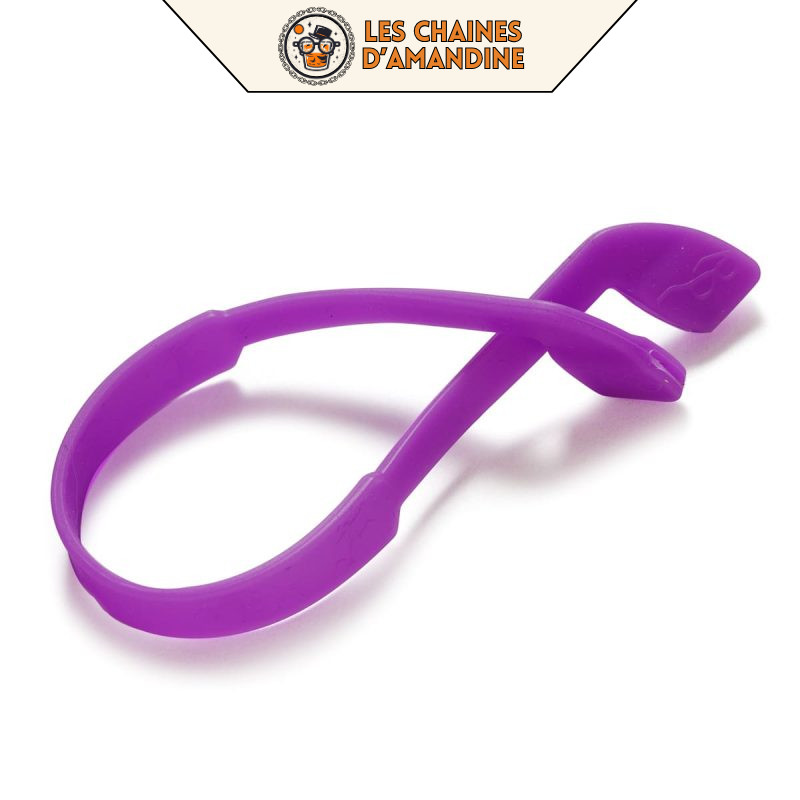 elastique lunette bébé violet
